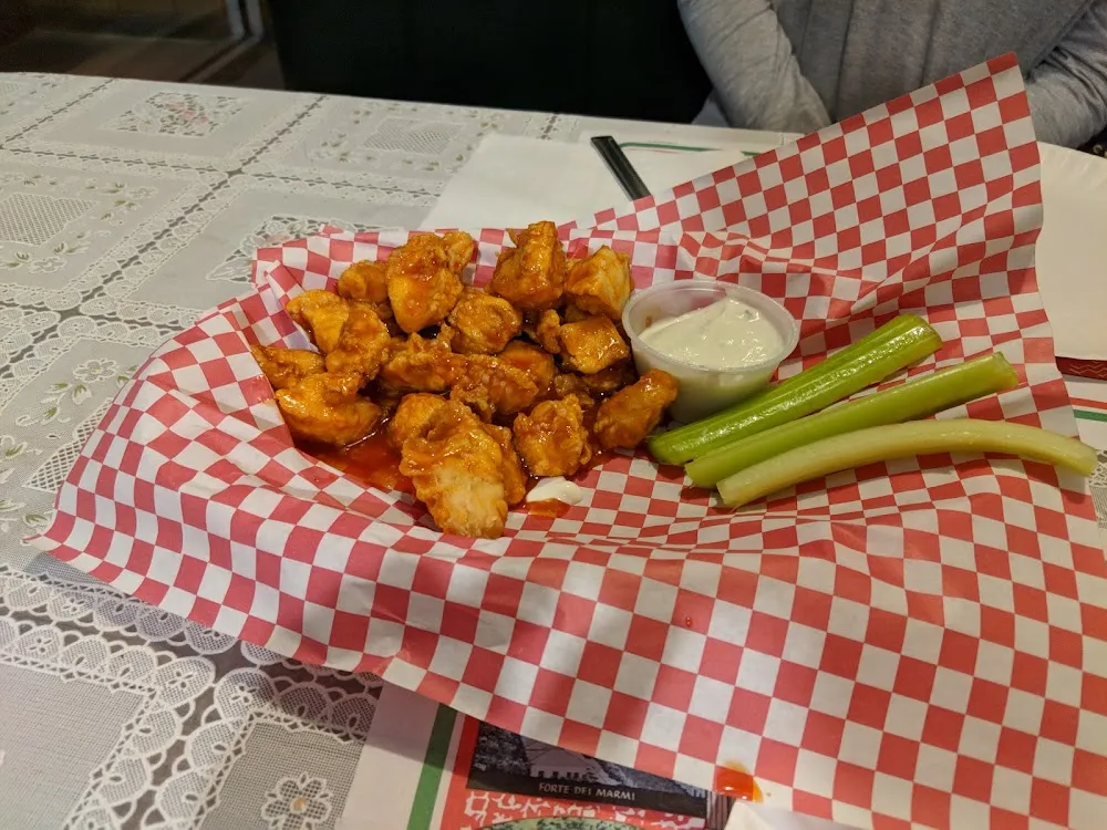 Hot Honey Garlic Chicken Bites